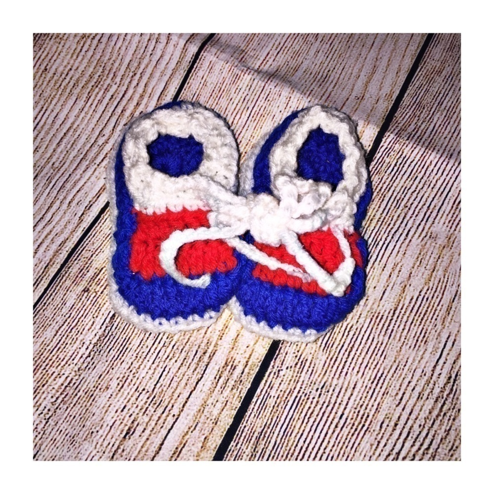 Homemade Infant Booties Size 6-12 Months